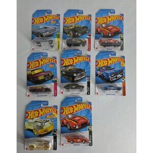Hot Wheels Mixed Lot Of 8 Cars Various Years And Models 1:64 Scale New SEALED